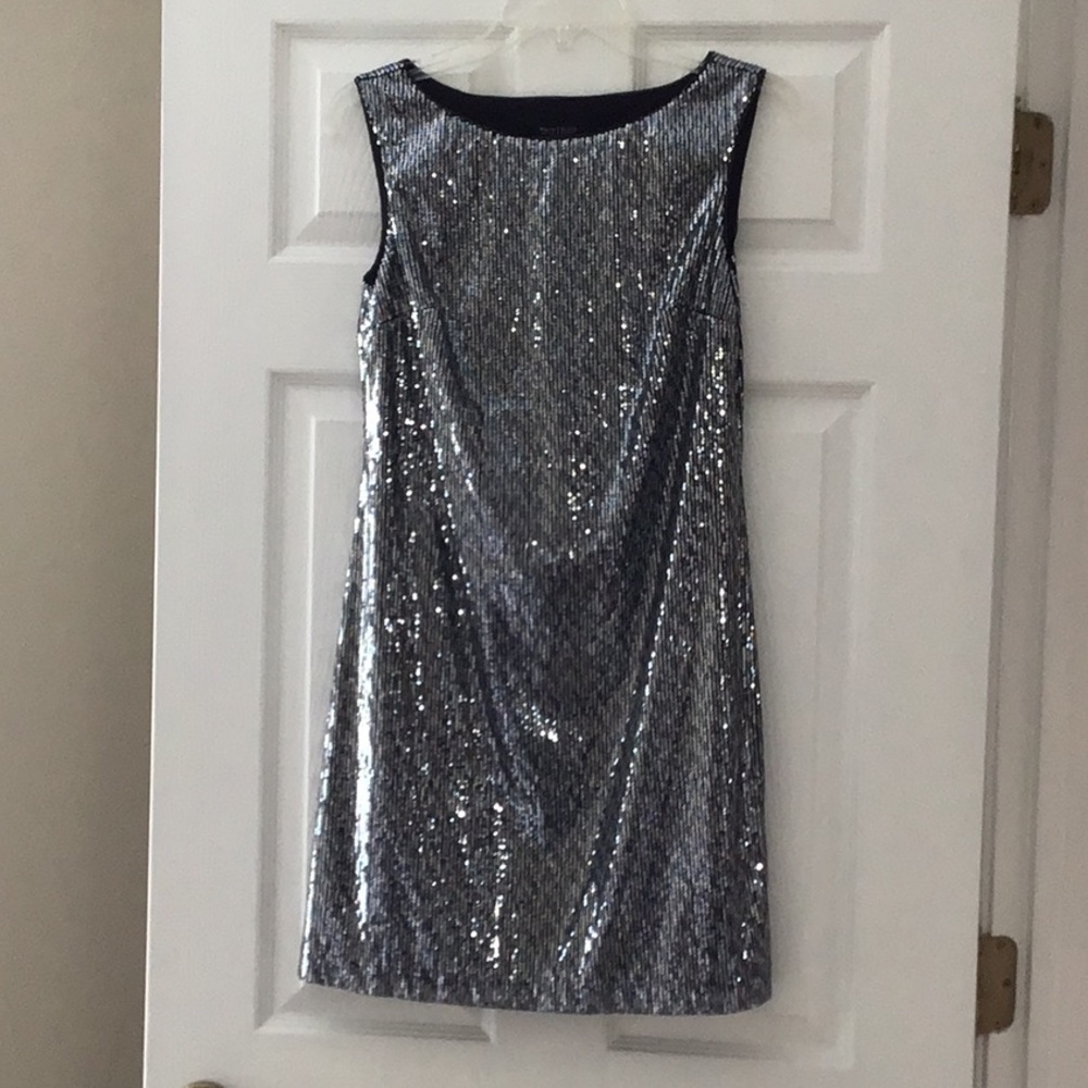 White House sleeveless  sequin dress NWT